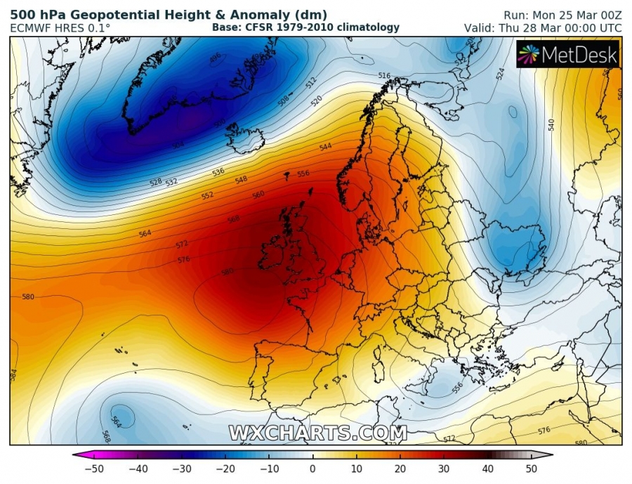 previsioni meteo europa 28 marzo