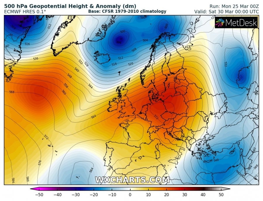 previsioni meteo europa 30 marzo