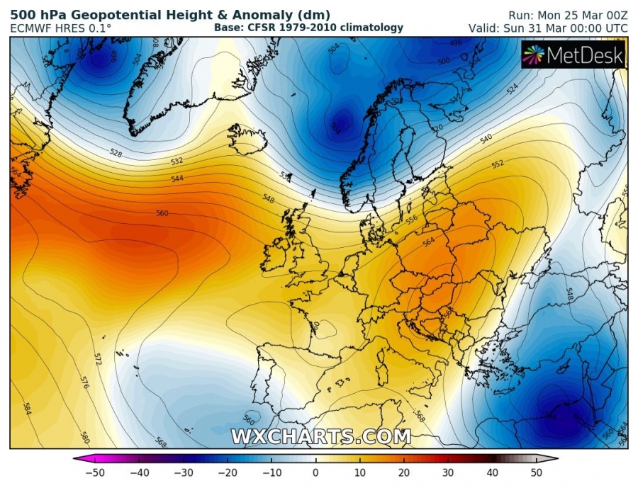 previsioni meteo europa 31 marzo