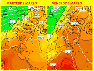 previsioni meteo marzo 2019