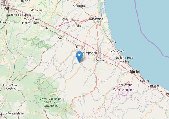 terremoto Meldola Forlì Cesena