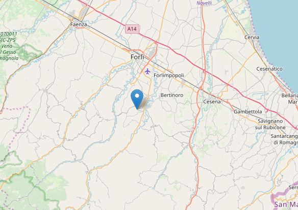 terremoto Meldola Forlì Cesena