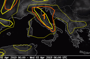 allerta meteo estofex 2 aprile