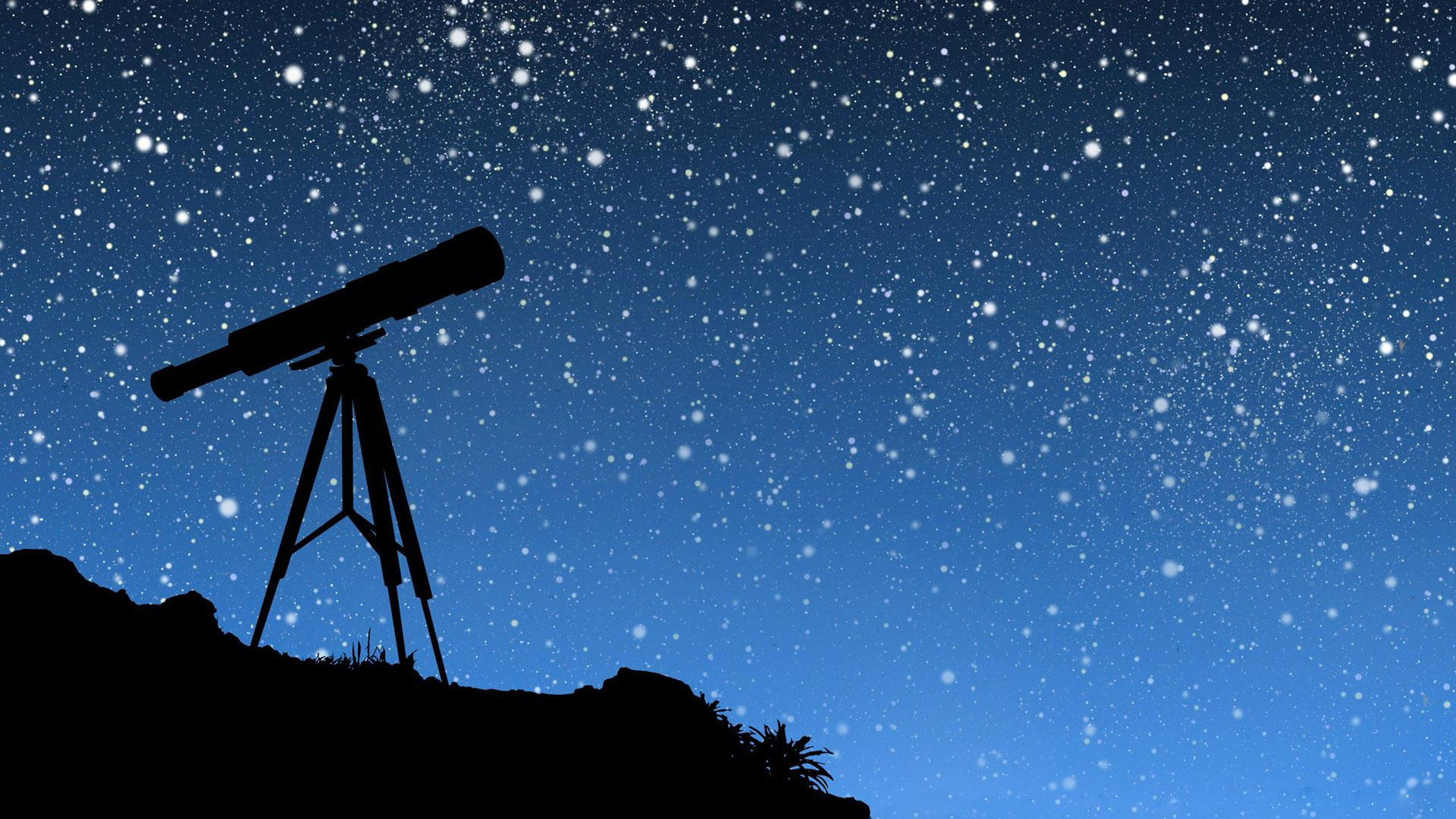 astronomia telescopio stelle notte