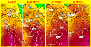 meteo pasqua pasquetta 25 aprile 2019