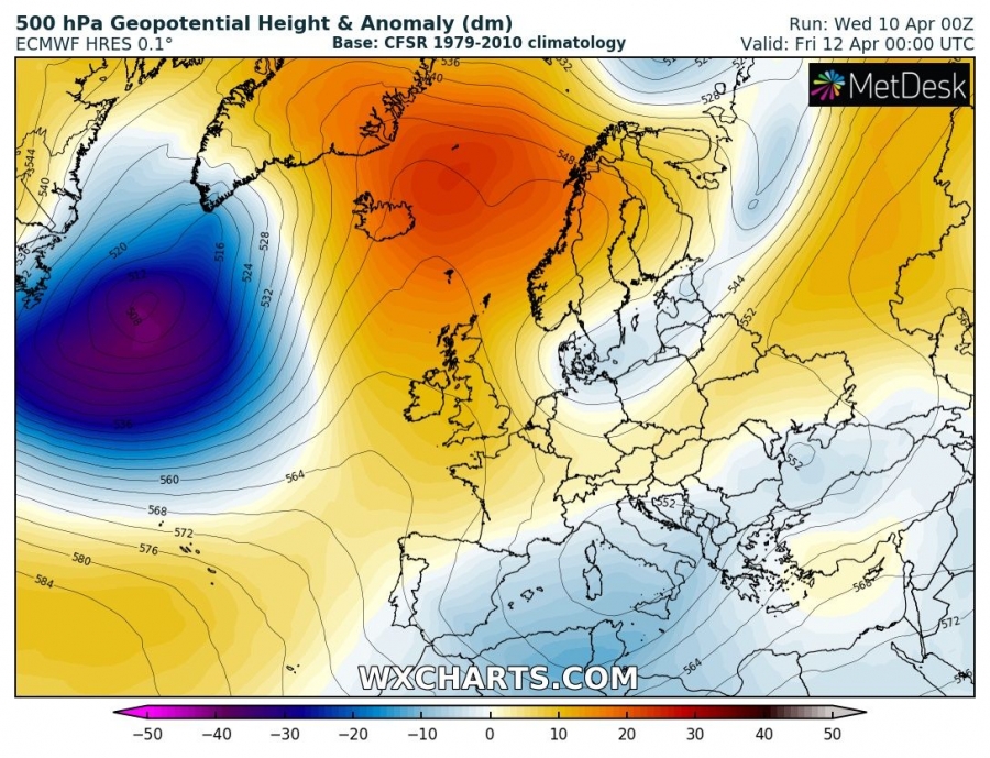 previsioni meteo europa 12 aprile