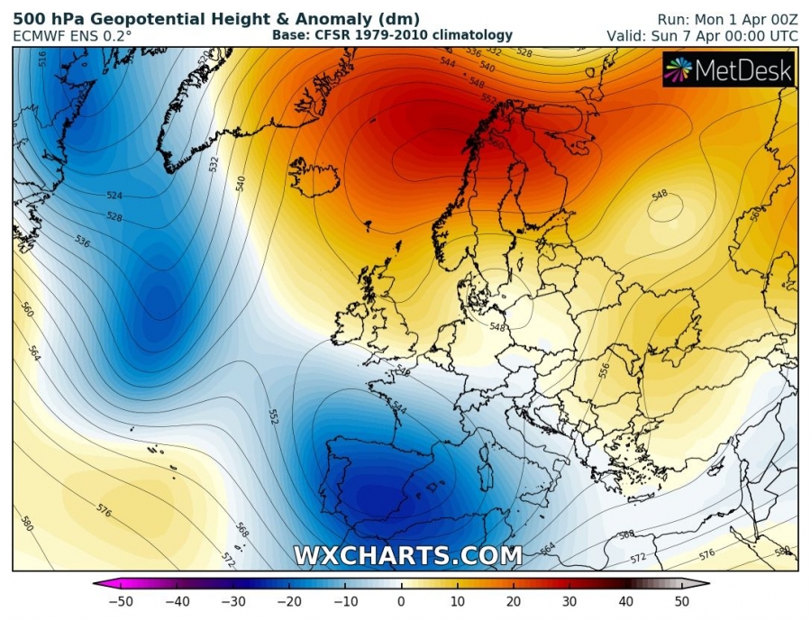 previsioni meteo europa 7 aprile