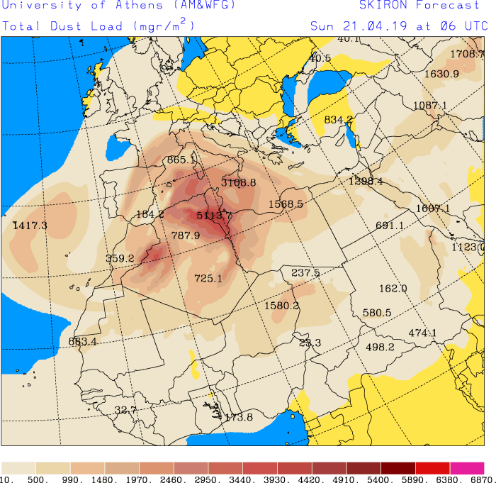 sabbia sahara europa 21 aprile