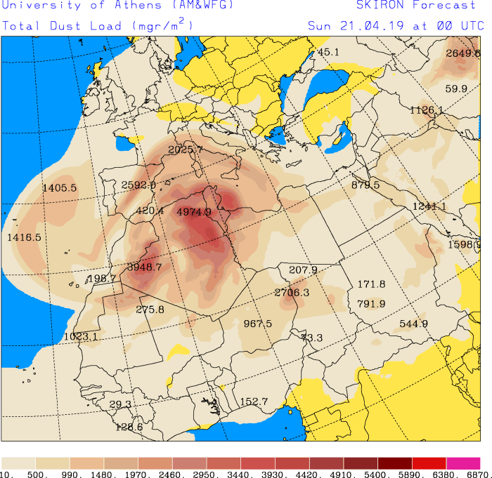 sabbia sahara europa 21 aprile