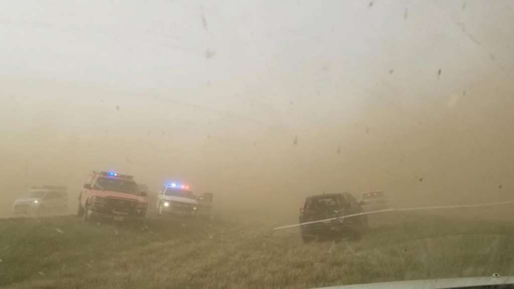 tempesta polvere texas