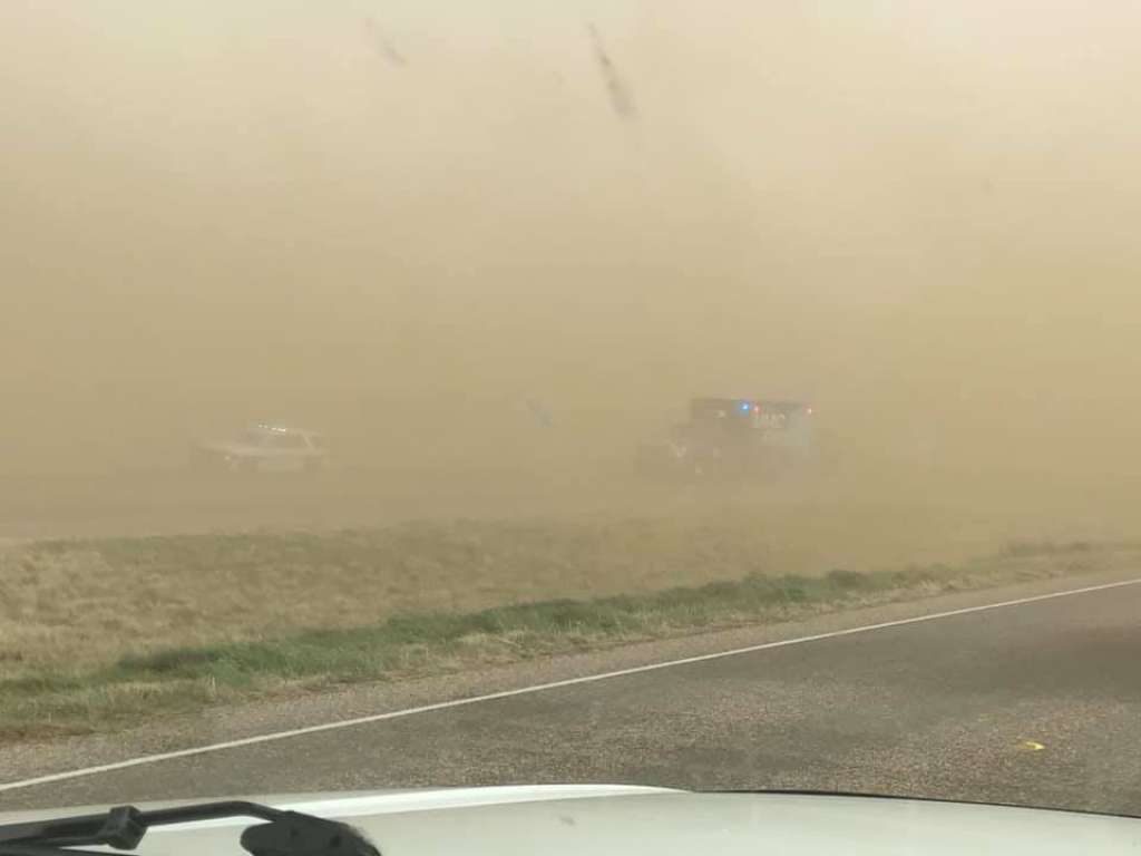 tempesta polvere texas