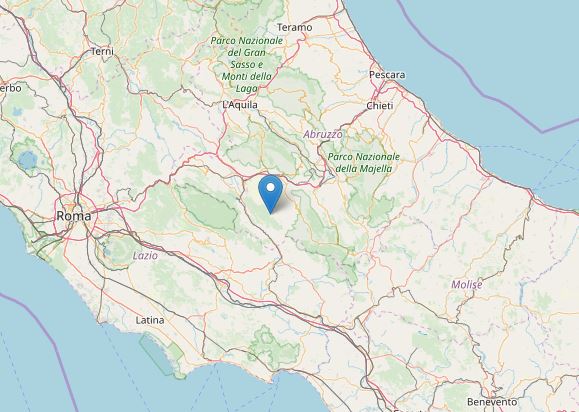 terremoto collelongo l'aquila