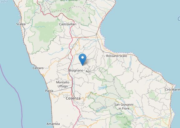 terremoto cosenza bisignano