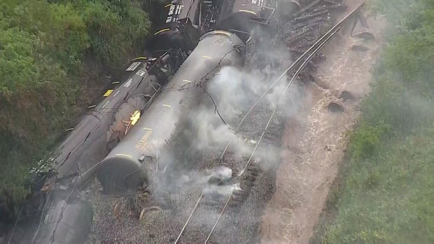 treno deragliato texas