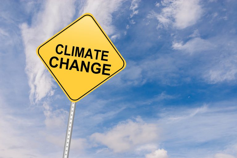 cambiamenti climatici cartello