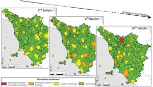 monitoraggio deformazione suolo toscana
