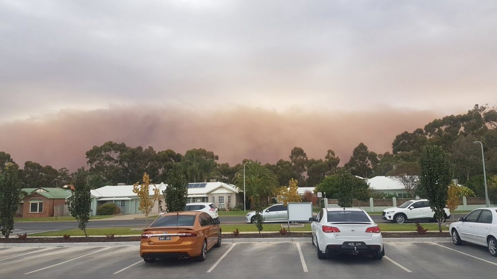 tempesta sabbia australia