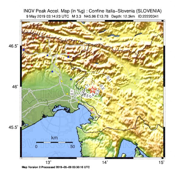 terremoto Gorizia Slovenia