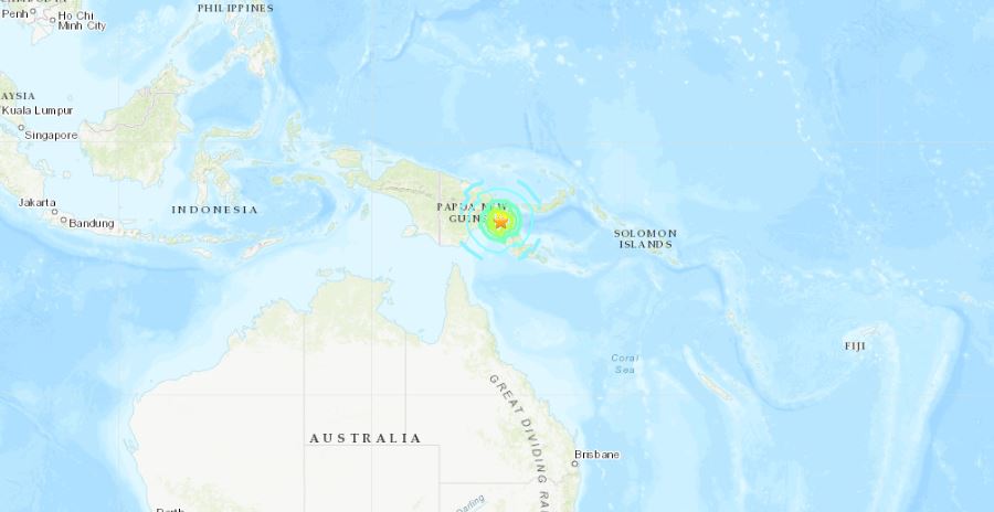 terremoto papua nuova guinea