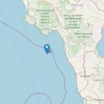 Terremoto nel Mar Tirreno, al largo della Calabria [DATI e MAPPE]
