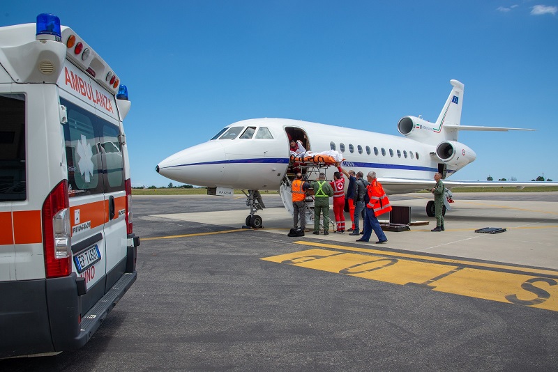 trasporto urgente aeronautica militare crotone