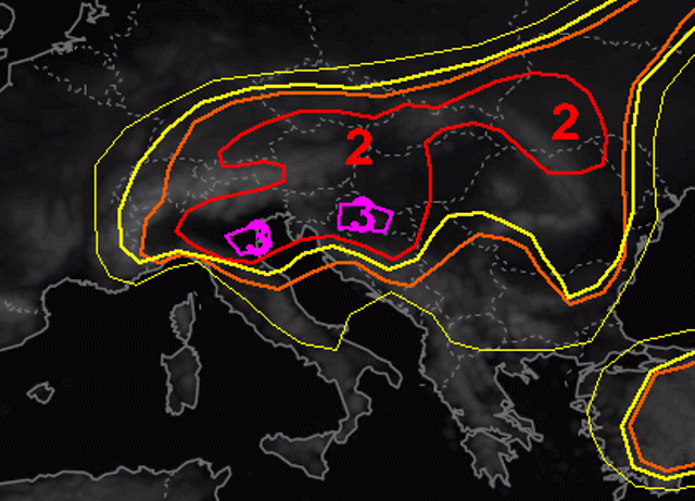 allerta meteo estofex 22 giugno