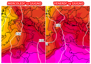 caldo italia giugno 2019