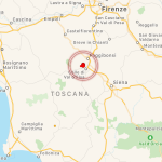 Scossa di terremoto, paura in Toscana nella notte [MAPPE e DATI]