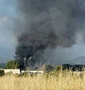 incendio frosinone