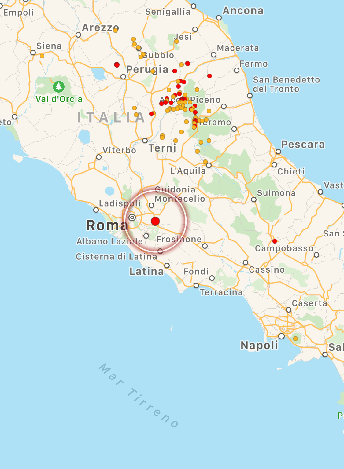 terremoto Roma