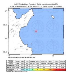 terremoto canale sicilia