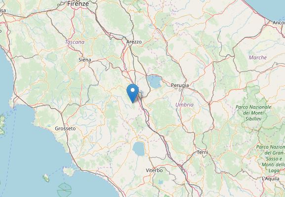 terremoto cetona siena