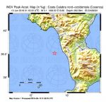 Scossa di terremoto al largo della Calabria [DATI e MAPPE]