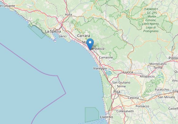 terremoto lucca forte dei marmi
