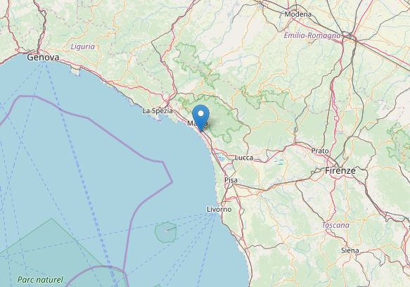 terremoto lucca forte dei marmi
