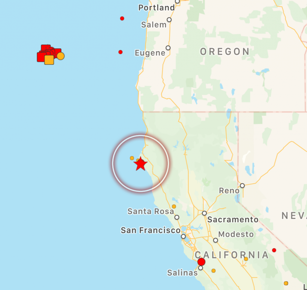 terremoto stati uniti d'america