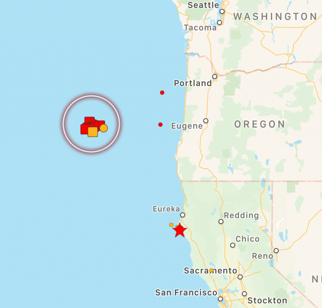 terremoto stati uniti d'america