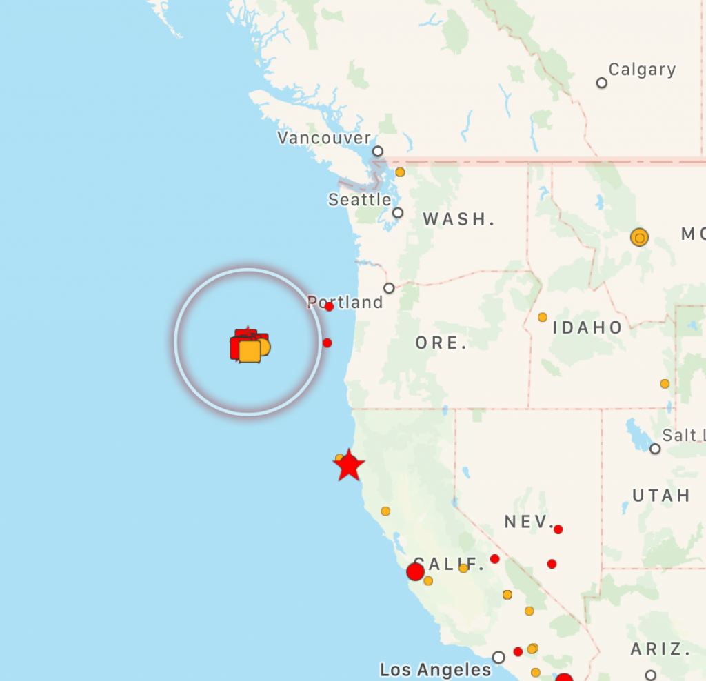 terremoto stati uniti d'america