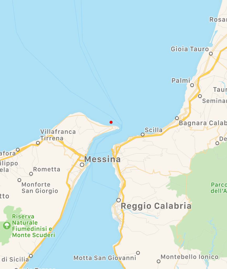terremoto stretto di messina