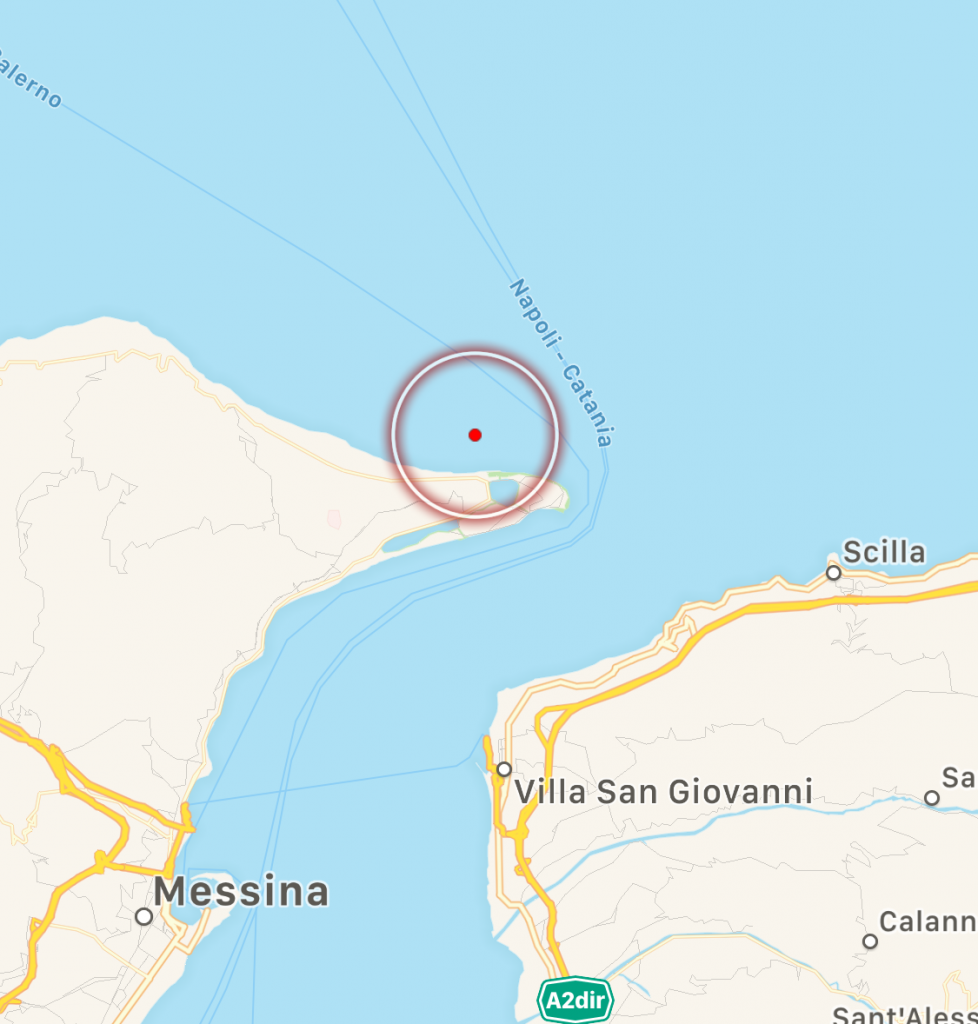 terremoto stretto di messina