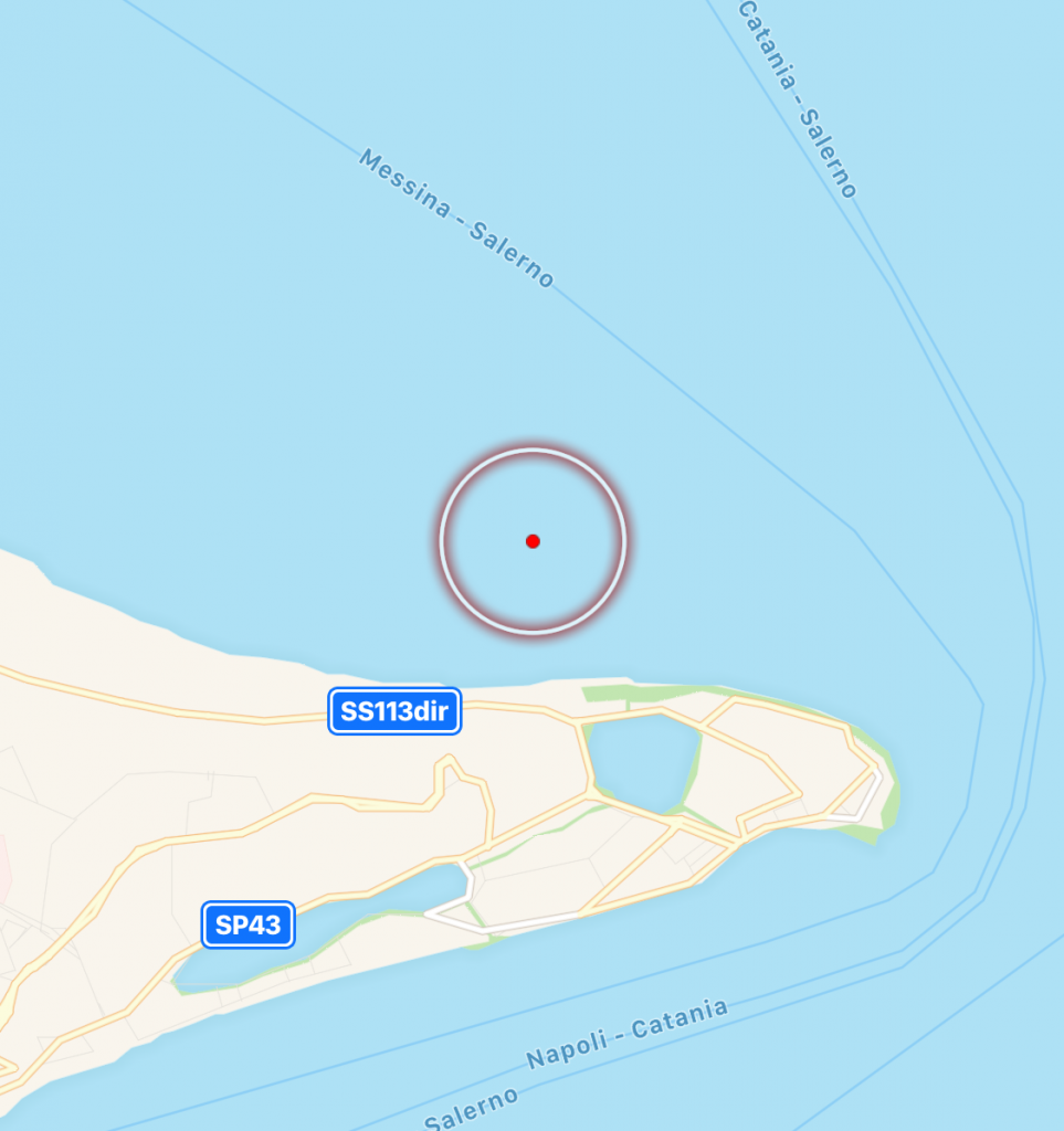 terremoto stretto di messina