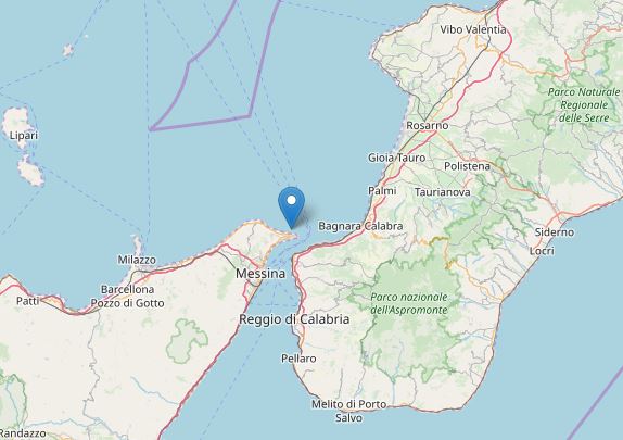 terremoto stretto di messina