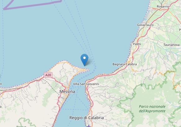 terremoto stretto di messina