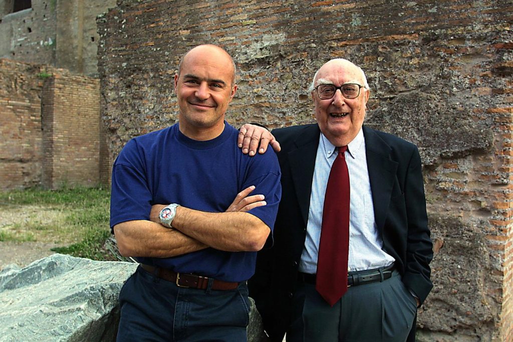 LO SCRITTORE ANDREA CAMILLERI CON LUCA ZINGARETTI