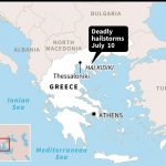 Tornado in Grecia, Calcidica devastata: 6 turisti morti, un disperso e 108 feriti [FOTO, VIDEO e AGGIORNAMENTI]