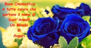 auguri di buon onomastico anna