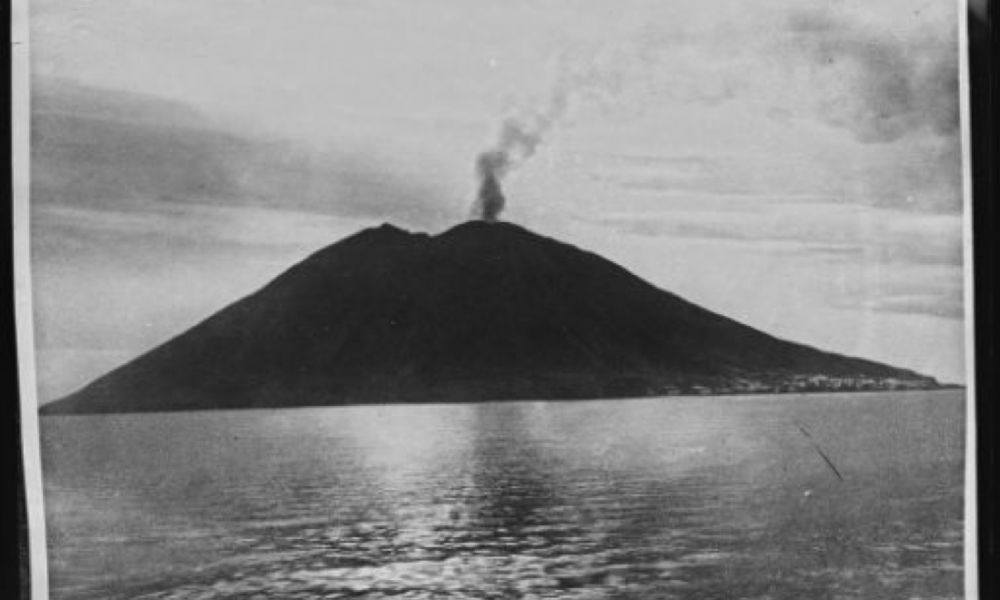 eruzione stromboli 1930