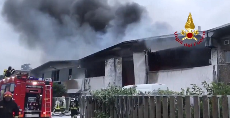 incendio settimo milanese