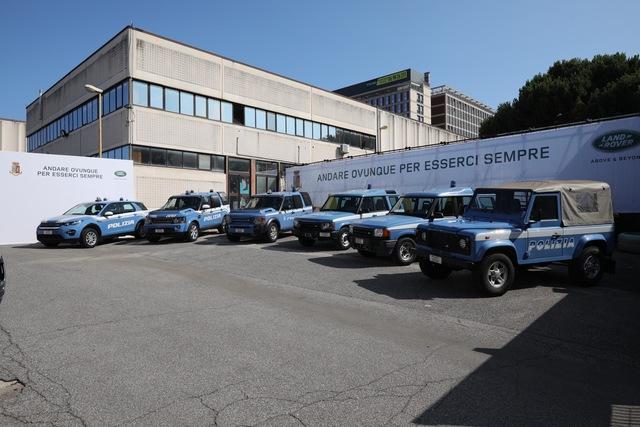 land rover polizia