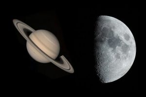 luna saturno